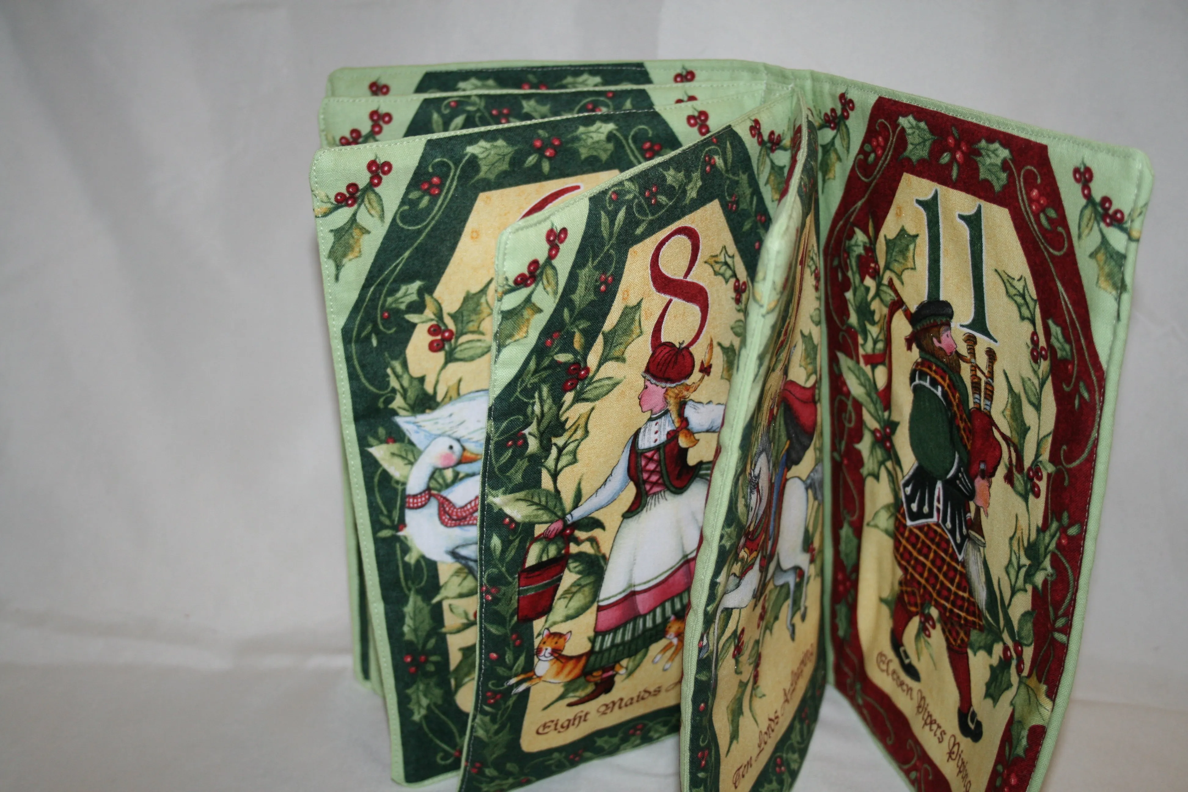 12 Days of Christmas Children's Quilted Cloth Book