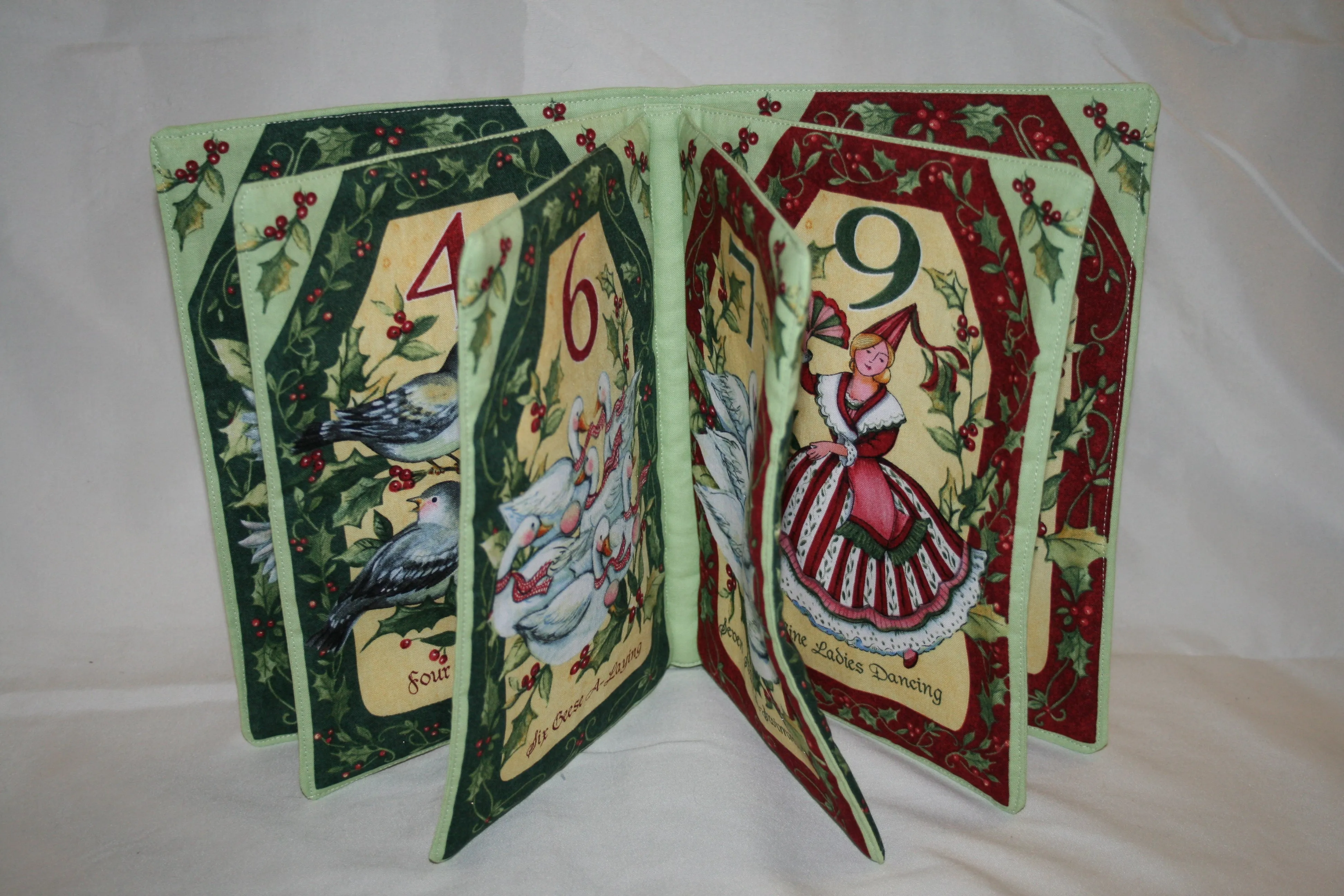 12 Days of Christmas Children's Quilted Cloth Book
