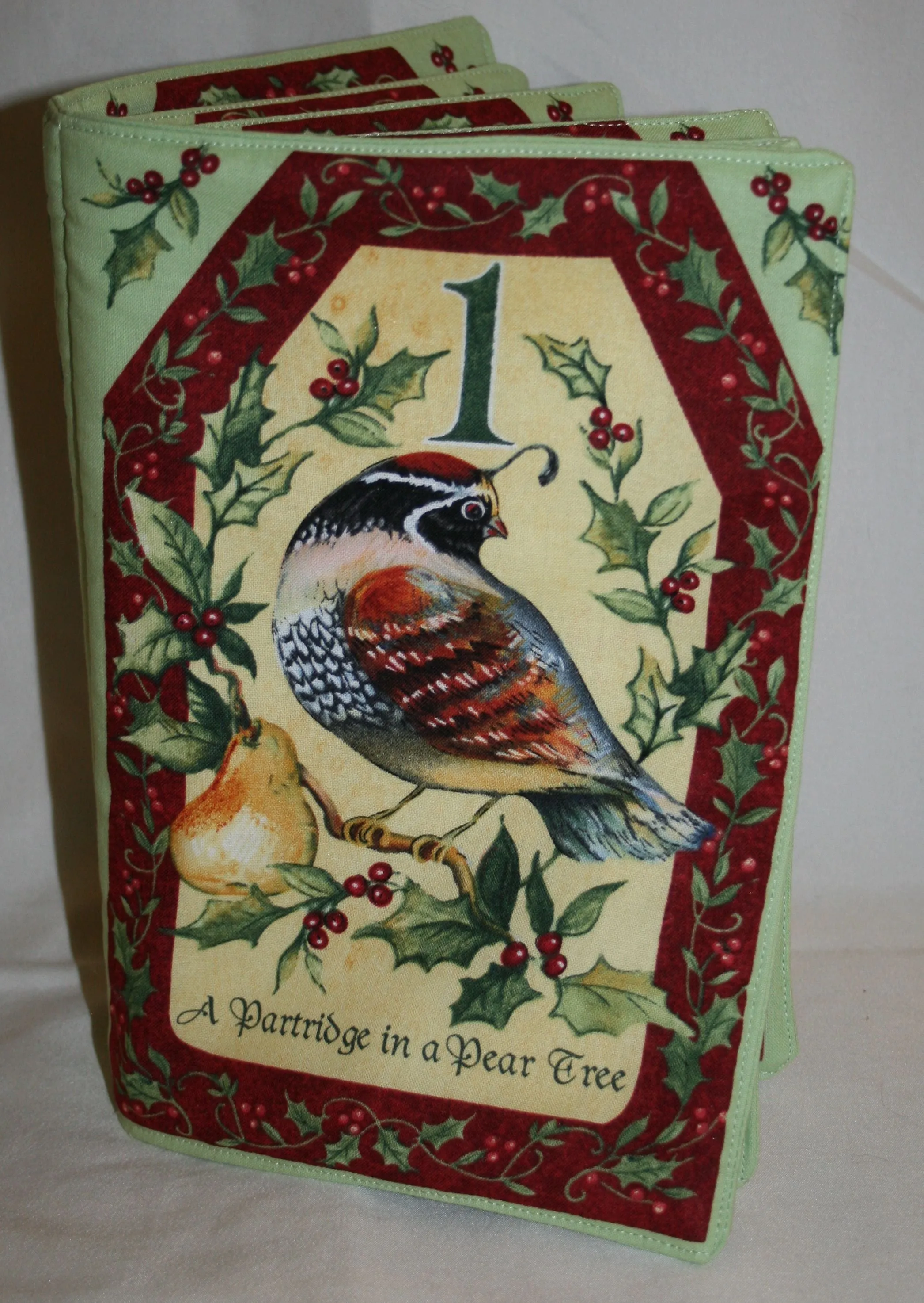 12 Days of Christmas Children's Quilted Cloth Book