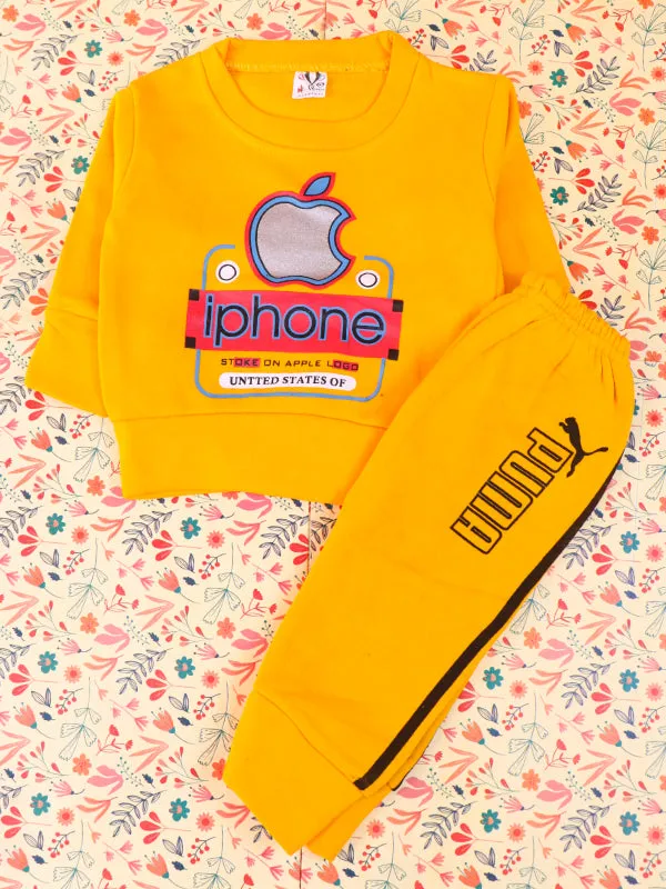 1.5Yr - 4Yrs Apple Yellow Suit For Kids SG BS84