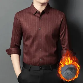 🔥2025 HOT SALE - 55% OFF🔥Premium Men's Wool & Silk Warm Shirt