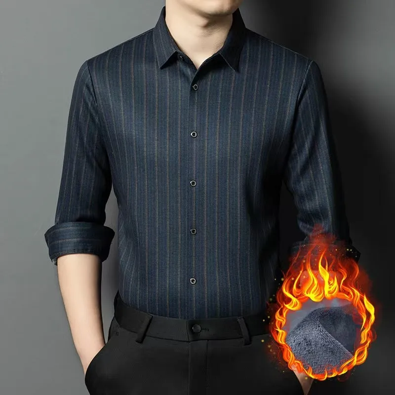 🔥2025 HOT SALE - 55% OFF🔥Premium Men's Wool & Silk Warm Shirt