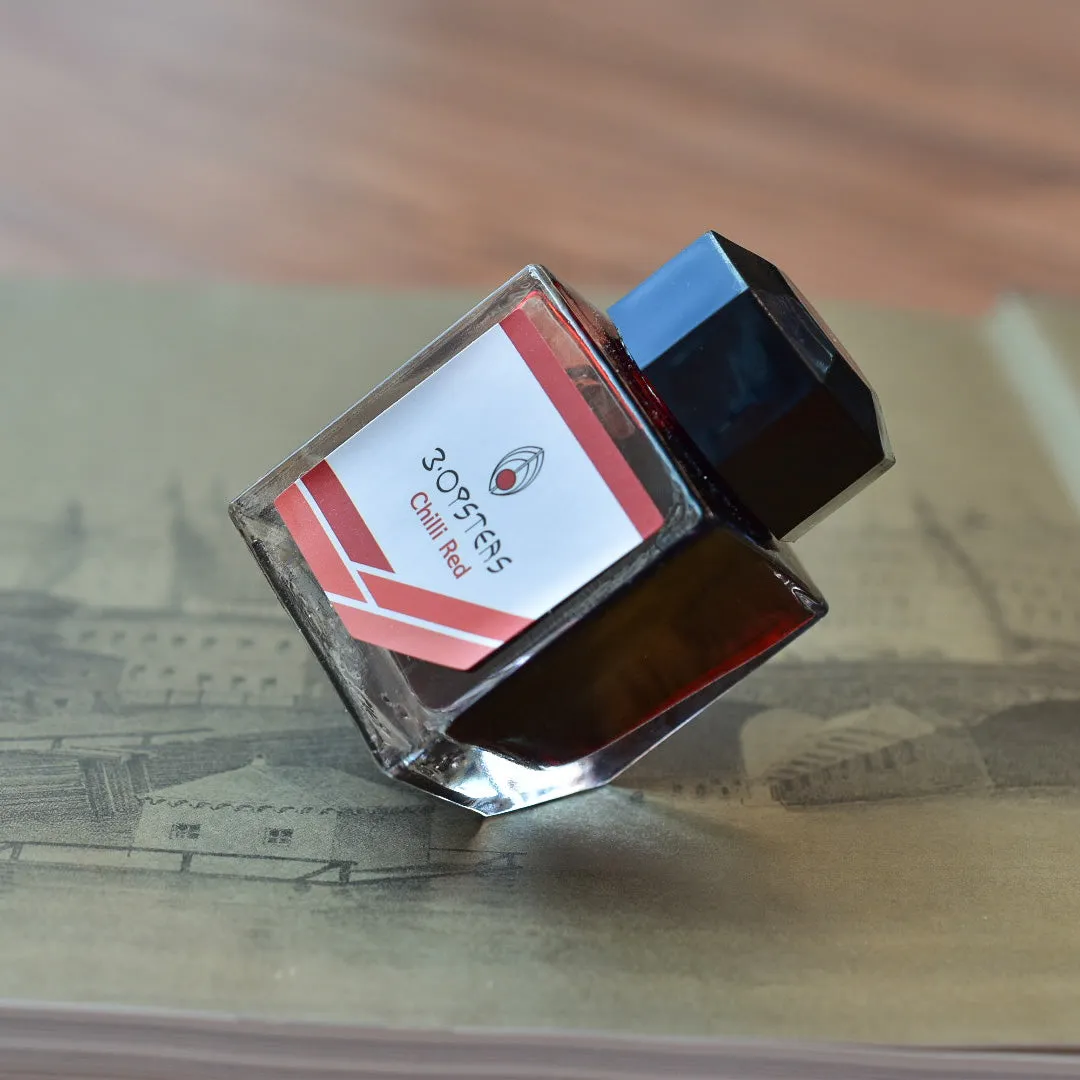 3 Oysters Chili Red Ink Bottle