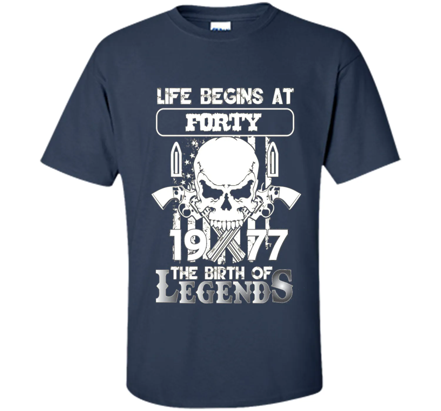 40th Birthday Gifts 1977 The Birth Of Legends T-Shirt t-shirt