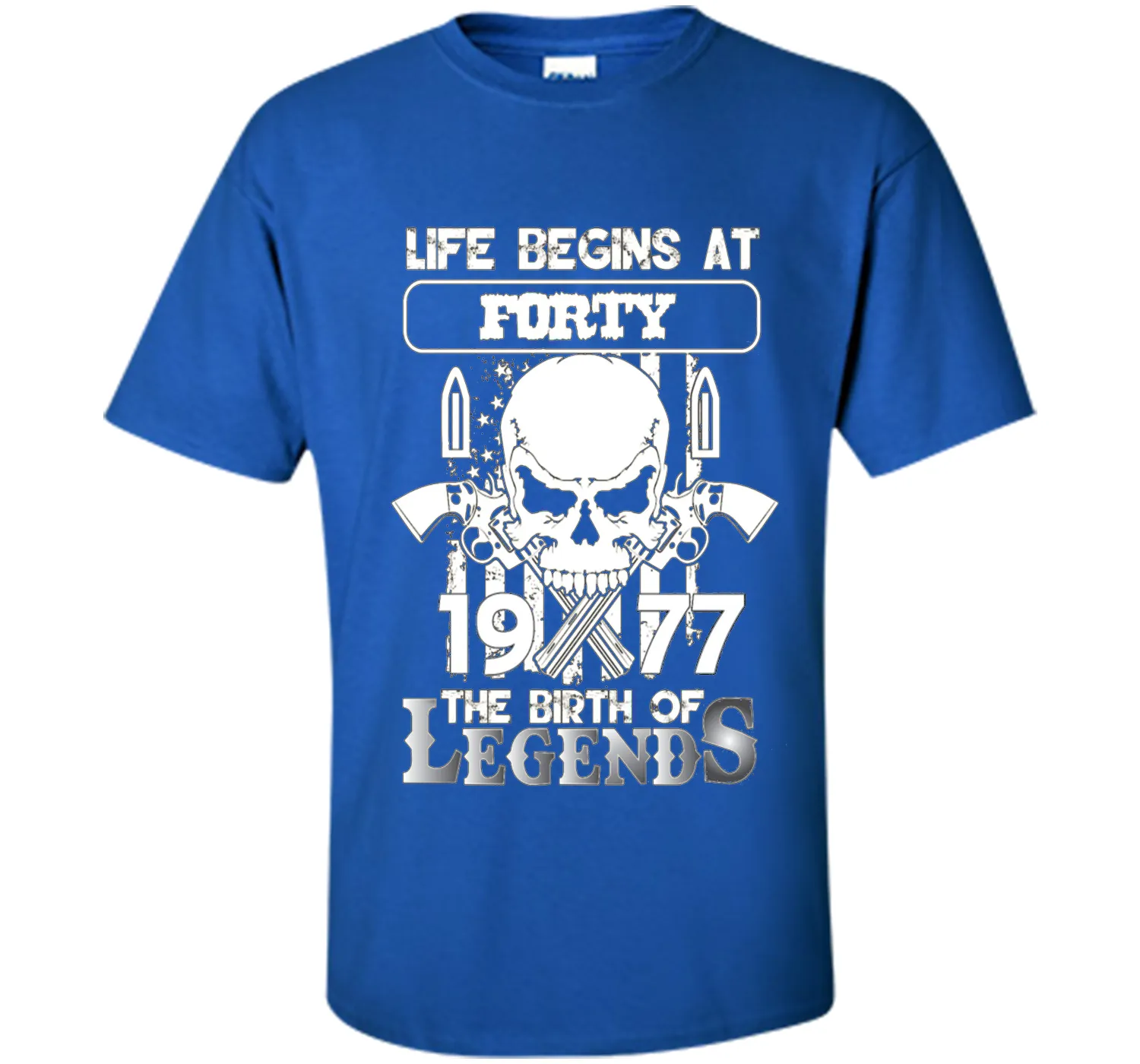 40th Birthday Gifts 1977 The Birth Of Legends T-Shirt t-shirt