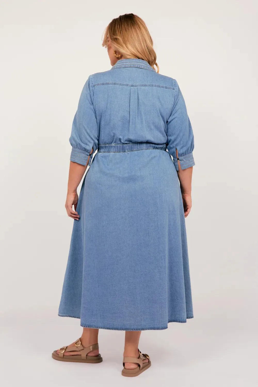 ADRIFT WENDY CHAMBRAY DRESS