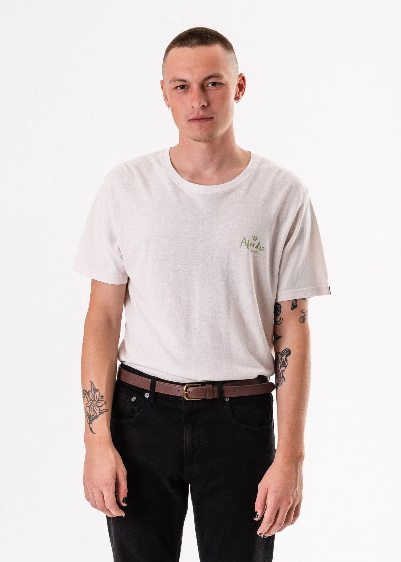 Afends Mens Revolution - Hemp Standard Fit Tee
