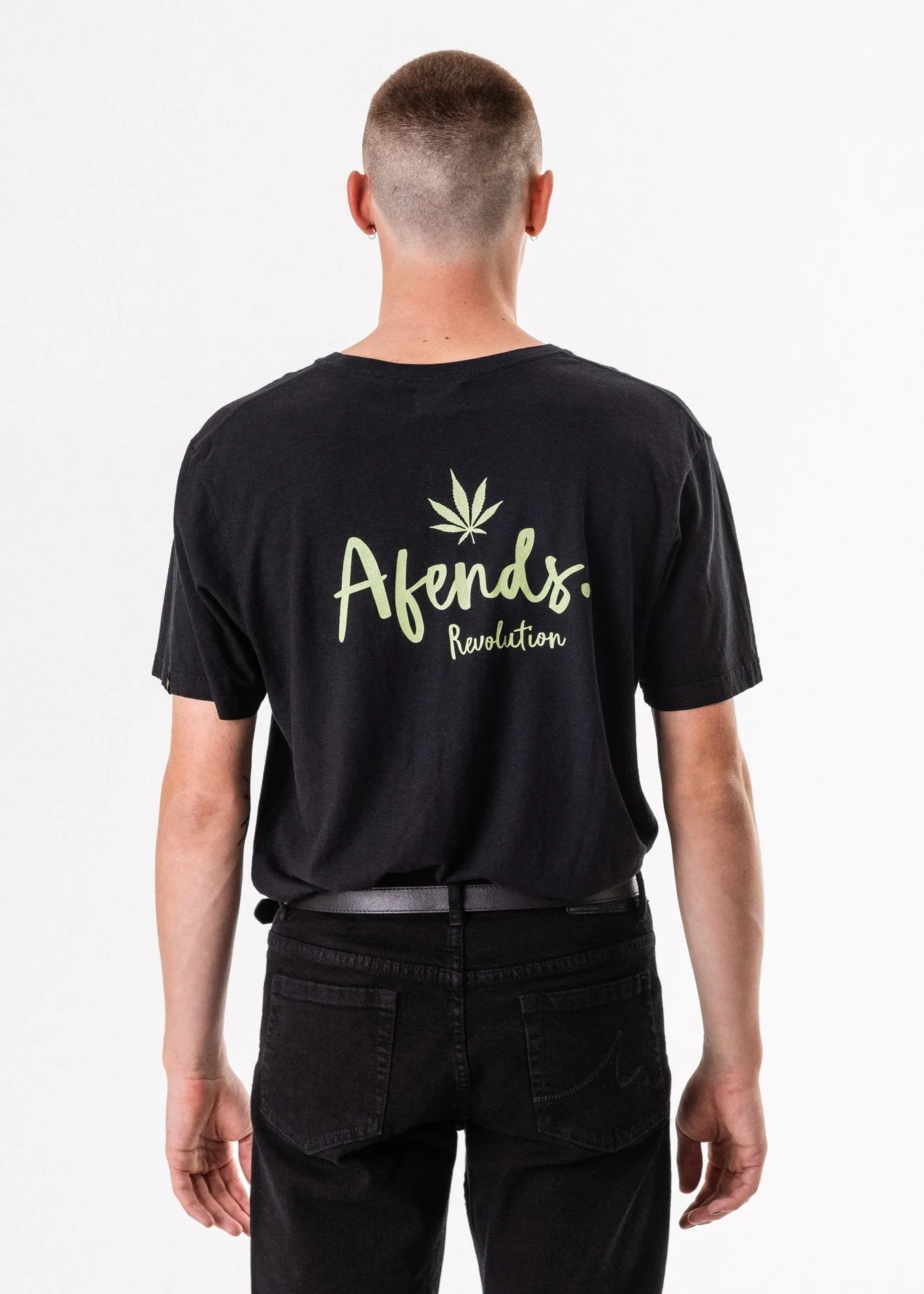 Afends Mens Revolution - Hemp Standard Fit Tee