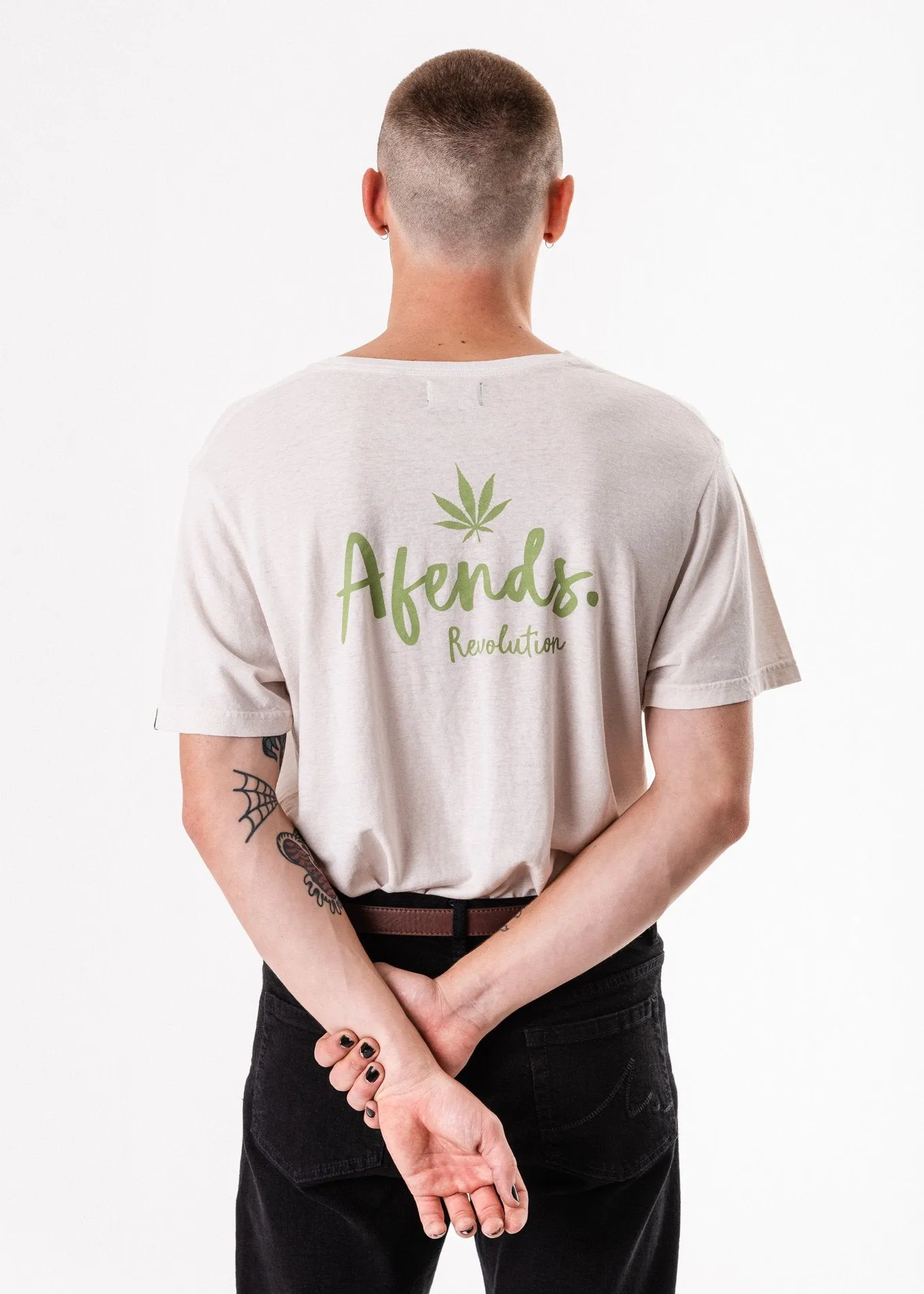 Afends Mens Revolution - Hemp Standard Fit Tee