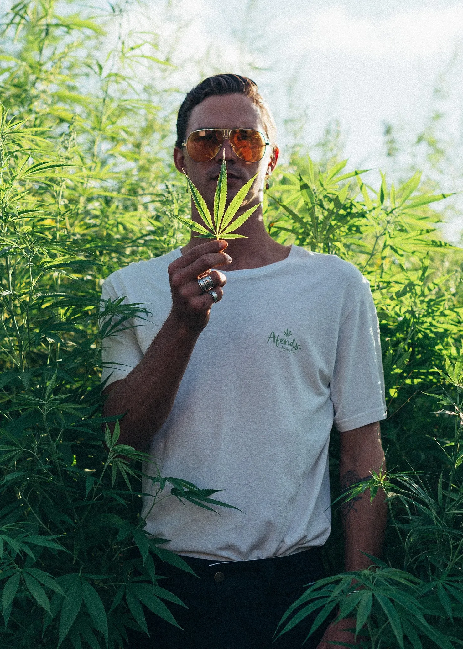 Afends Mens Revolution - Hemp Standard Fit Tee
