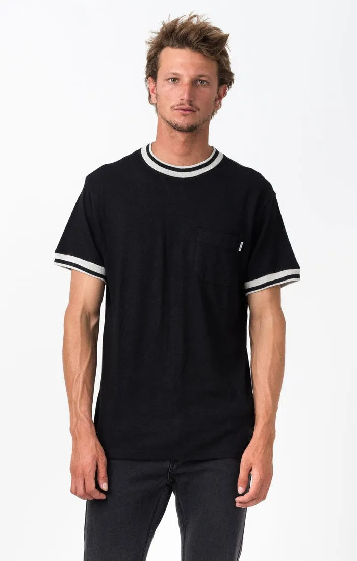 Afends Mens Yuta - Hemp - Retro Fit Hemp Pocket Tee