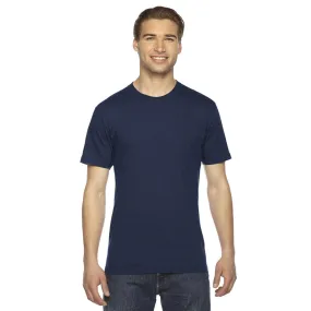 American Apparel Unisex Navy Fine Jersey Short-Sleeve T-Shirt