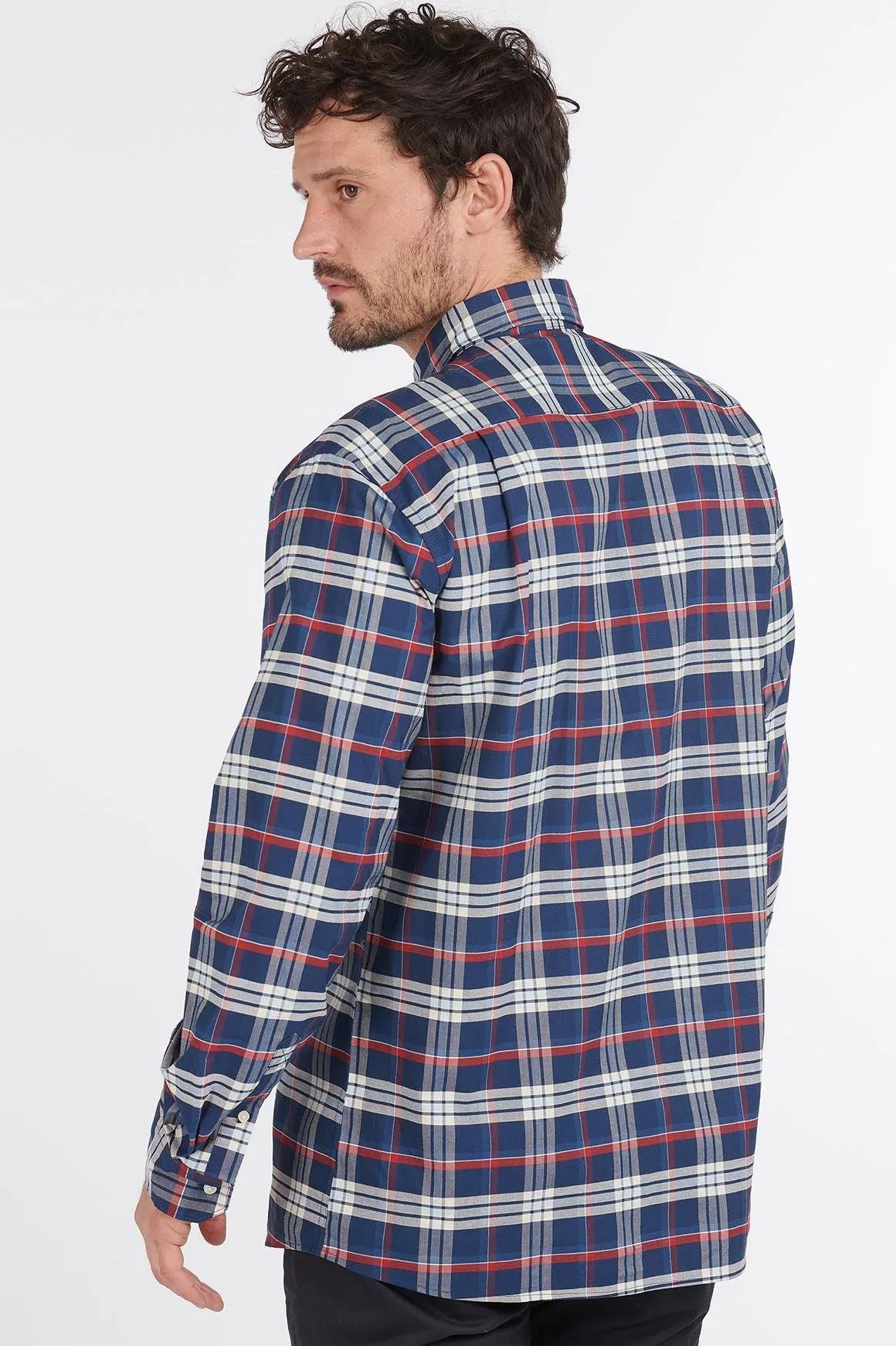 Barbour Shirt-Barton-Coolmax-Navy-MSH4885NY91