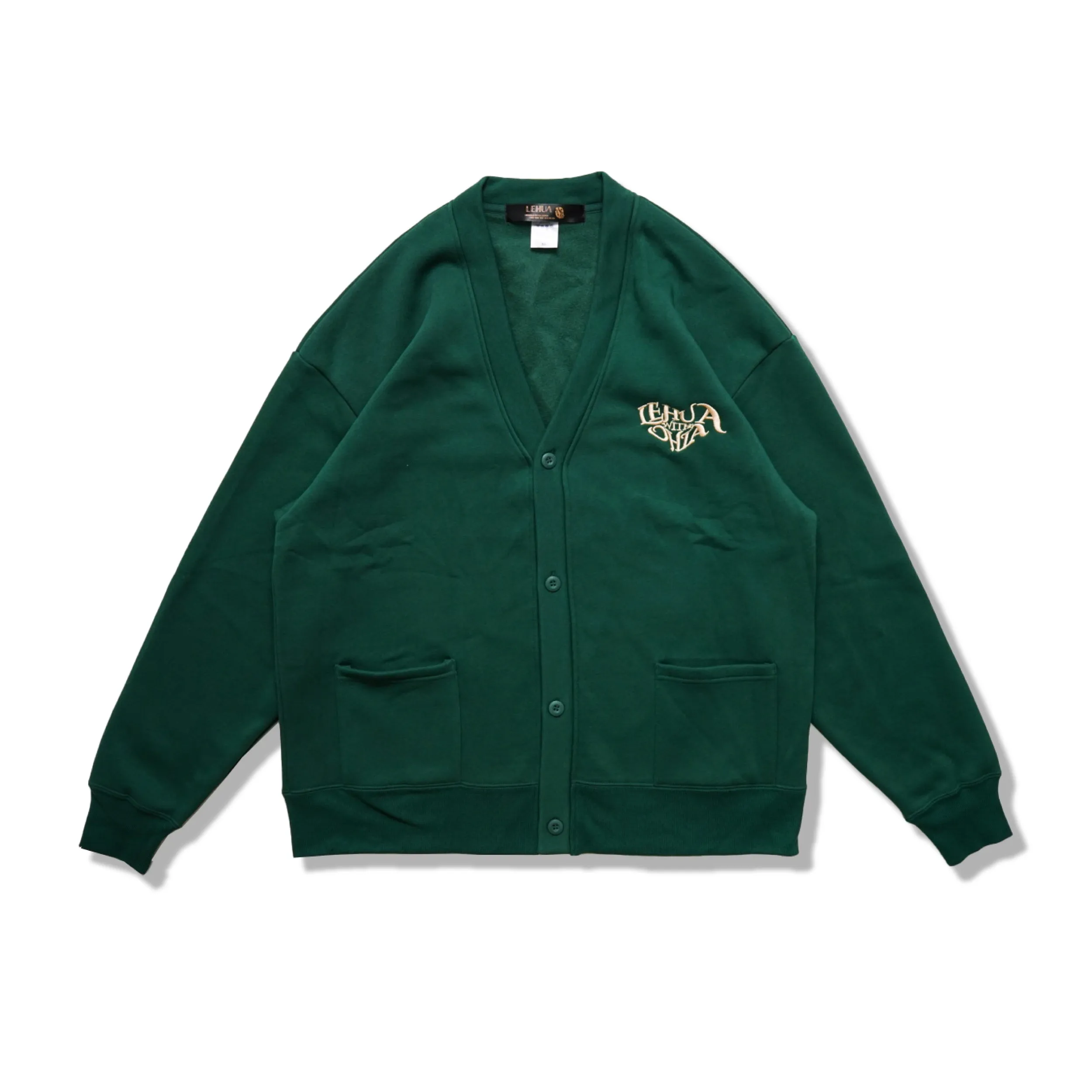 big sweat cardigan R009 green