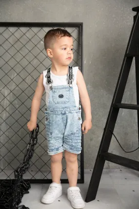Billie Detailed Overall - Denim Blue