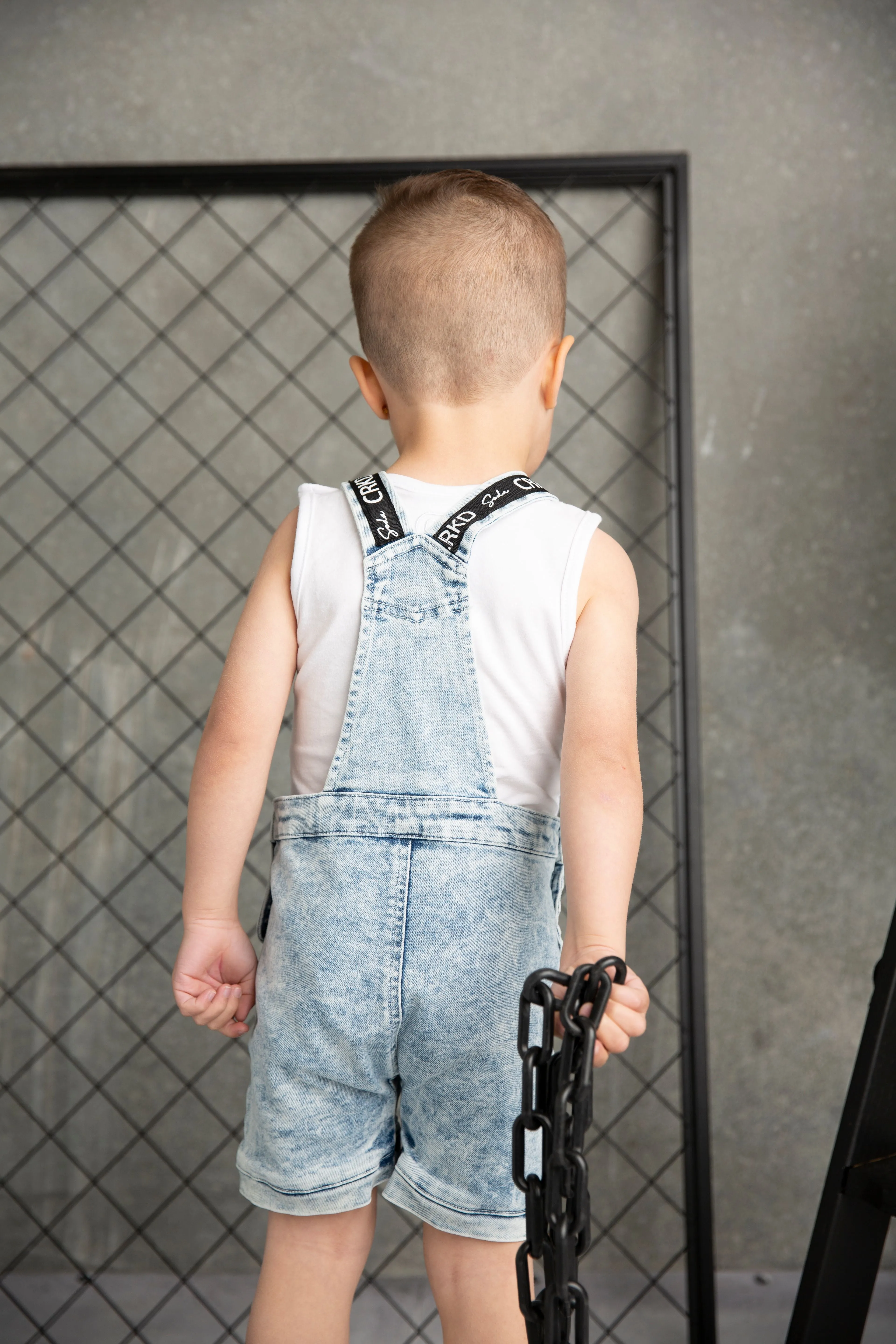 Billie Detailed Overall - Denim Blue