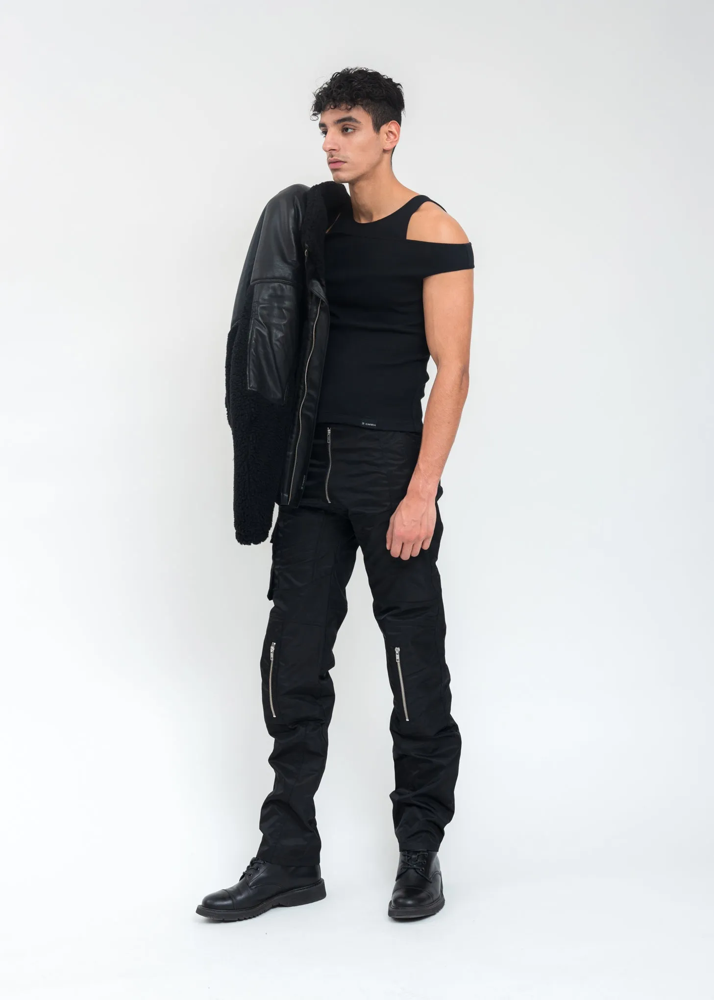 Black Two Tone Fleece Jacket