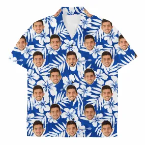Blue Custom Hawaiian Shirt