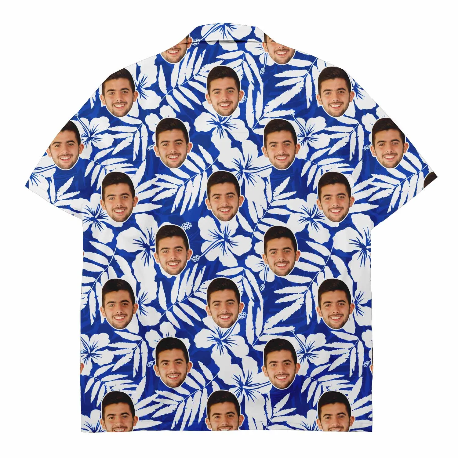 Blue Custom Hawaiian Shirt