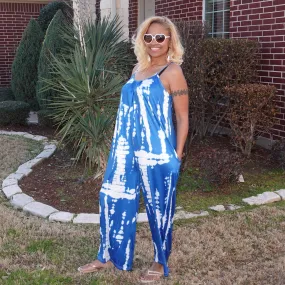 Boho Tie-Dye Jumpsuit