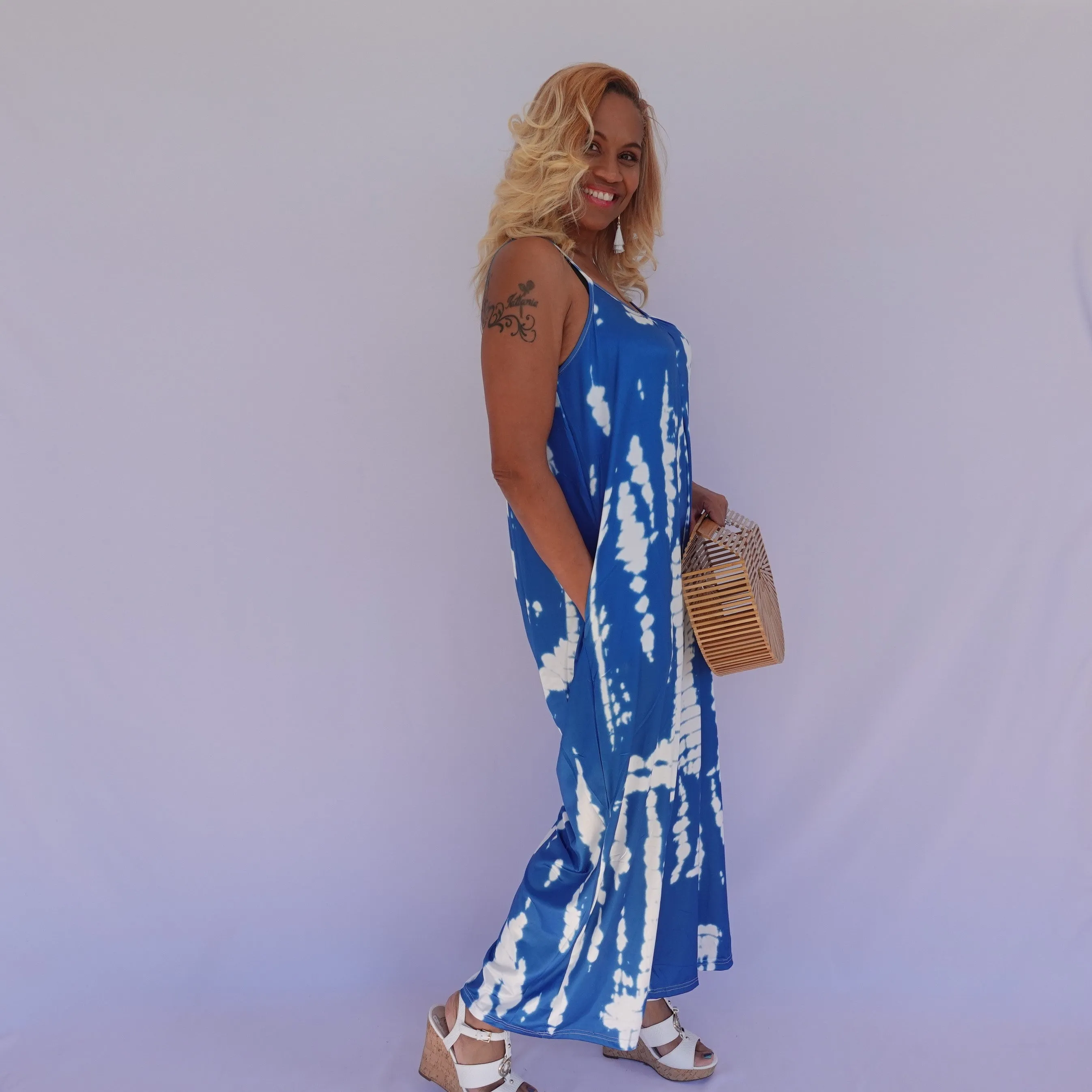 Boho Tie-Dye Jumpsuit