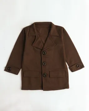 BROWN WOOL COAT