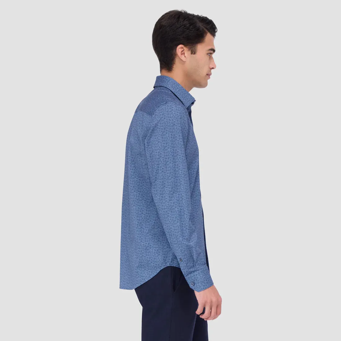 Bugatchi James Geometric OoohCotton® Shirt