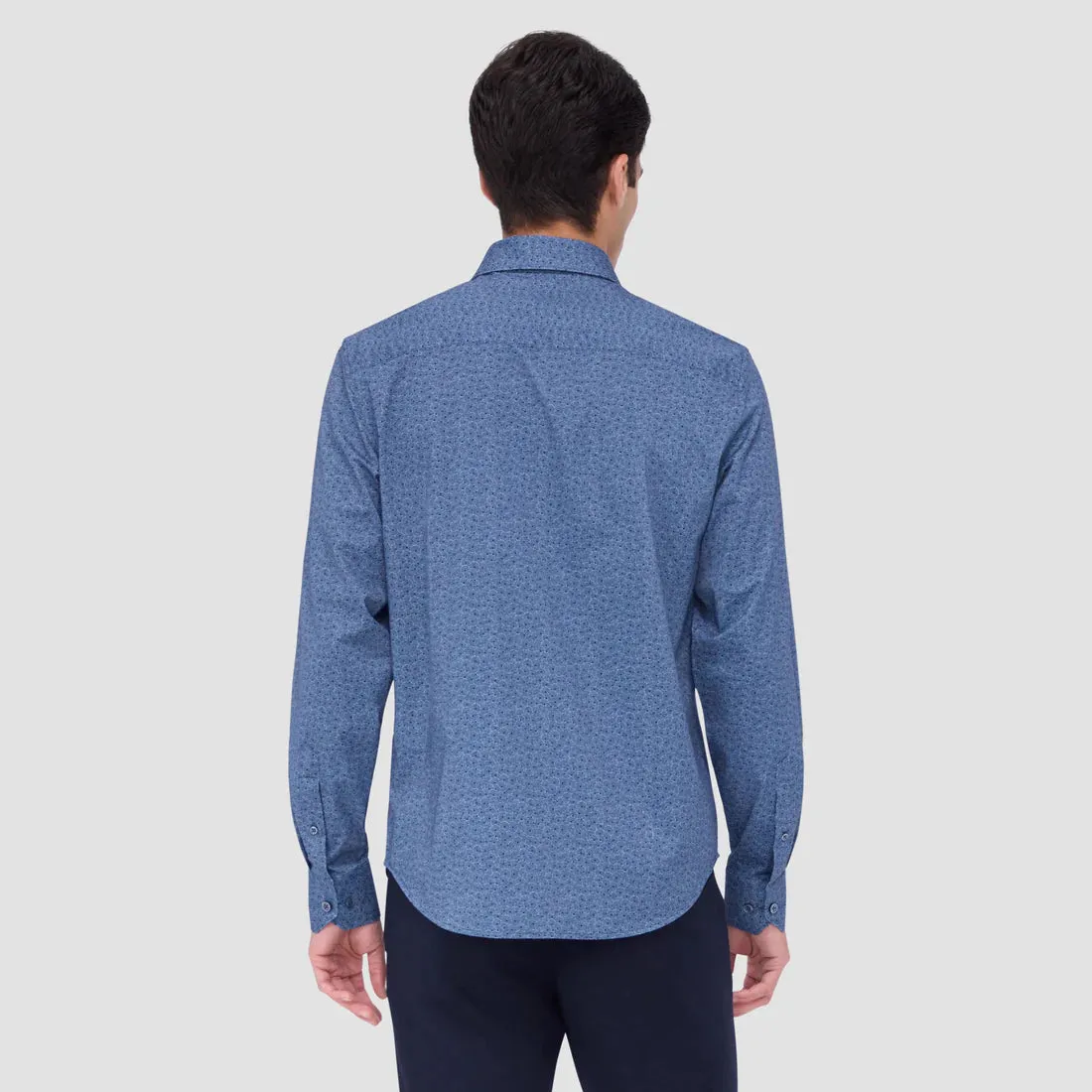 Bugatchi James Geometric OoohCotton® Shirt