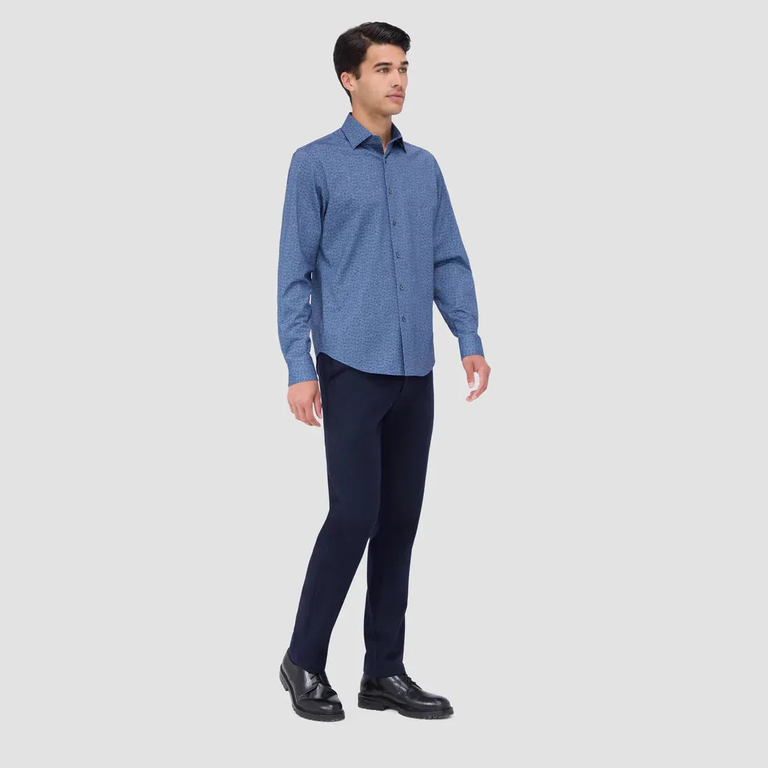 Bugatchi James Geometric OoohCotton® Shirt