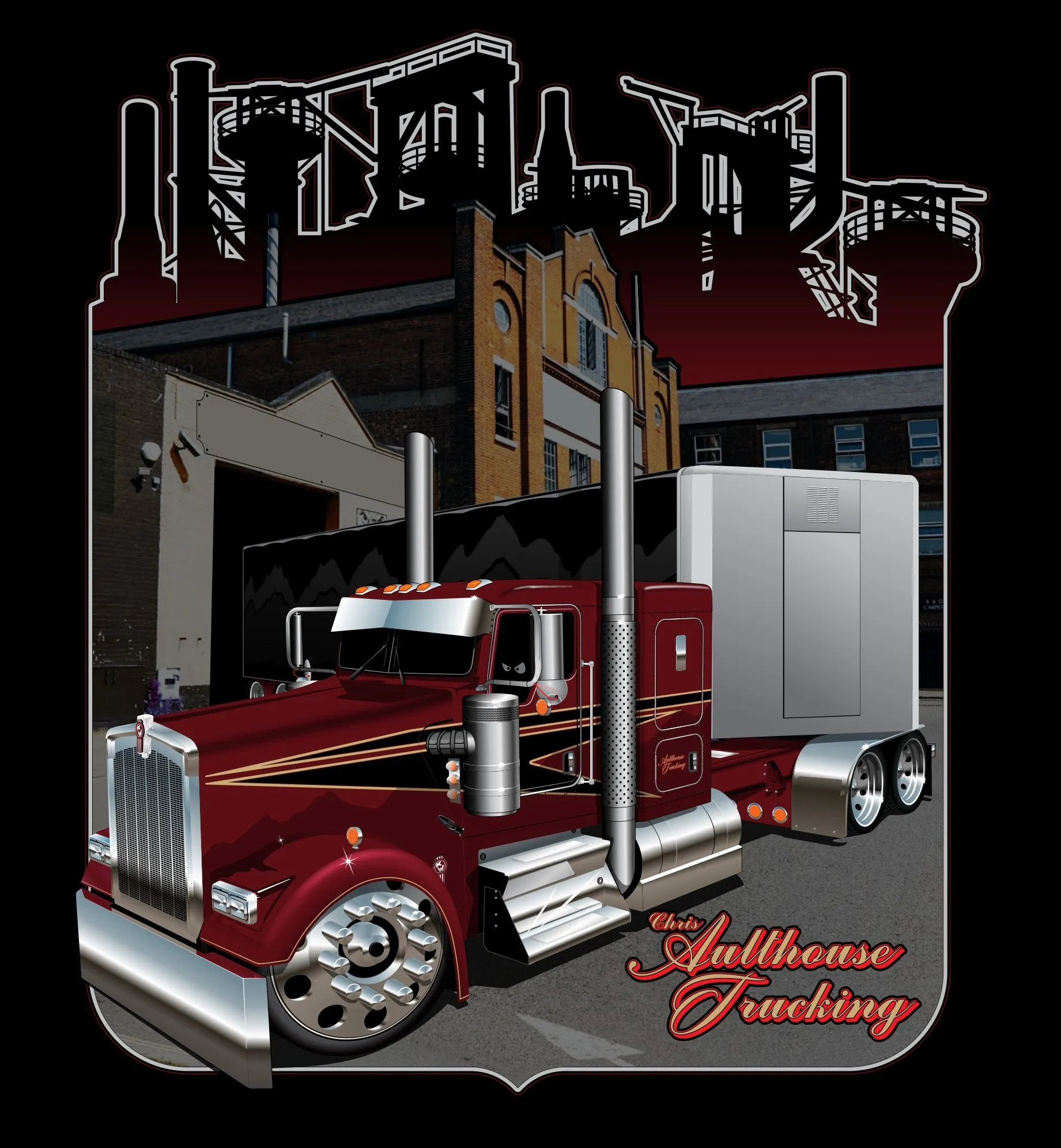 Chris Aulthouse T-Shirt Design