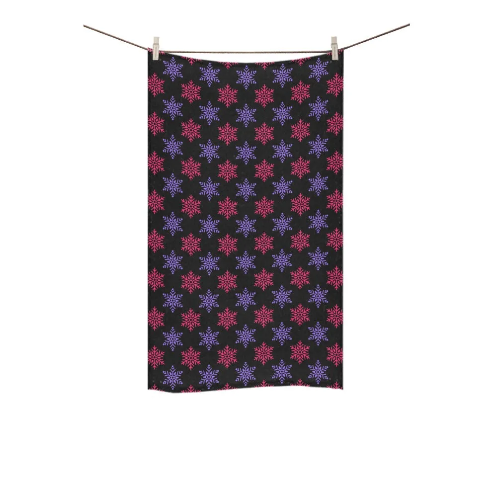 Christmas Snow Hand Towel 2 Pack (15" x 25")