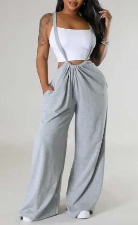 Comfy High-waist Overalls