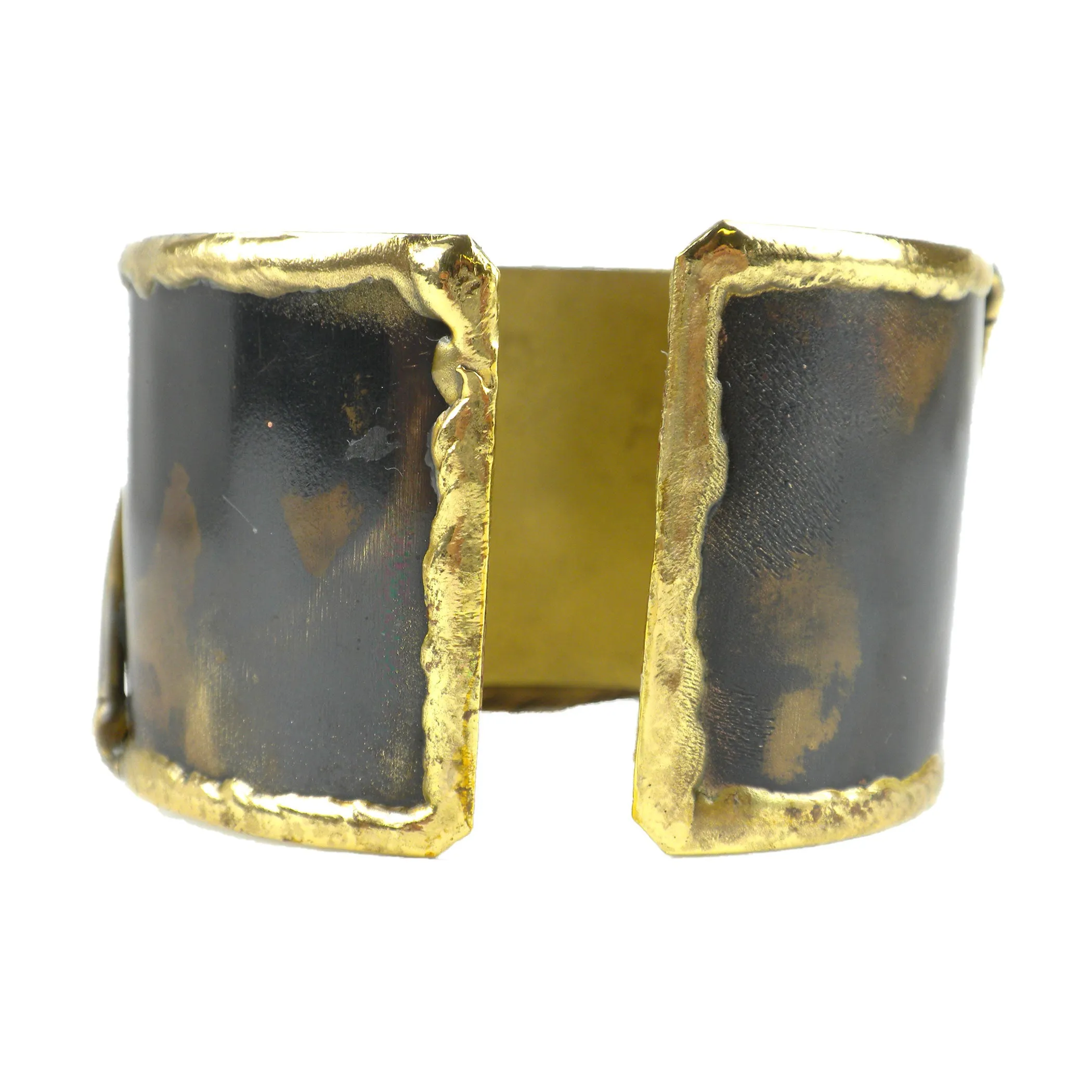 Continuity Hematite Copper and Brass Cuff Brass Images