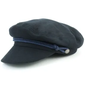 Cord Captain's Breton Cap - Navy