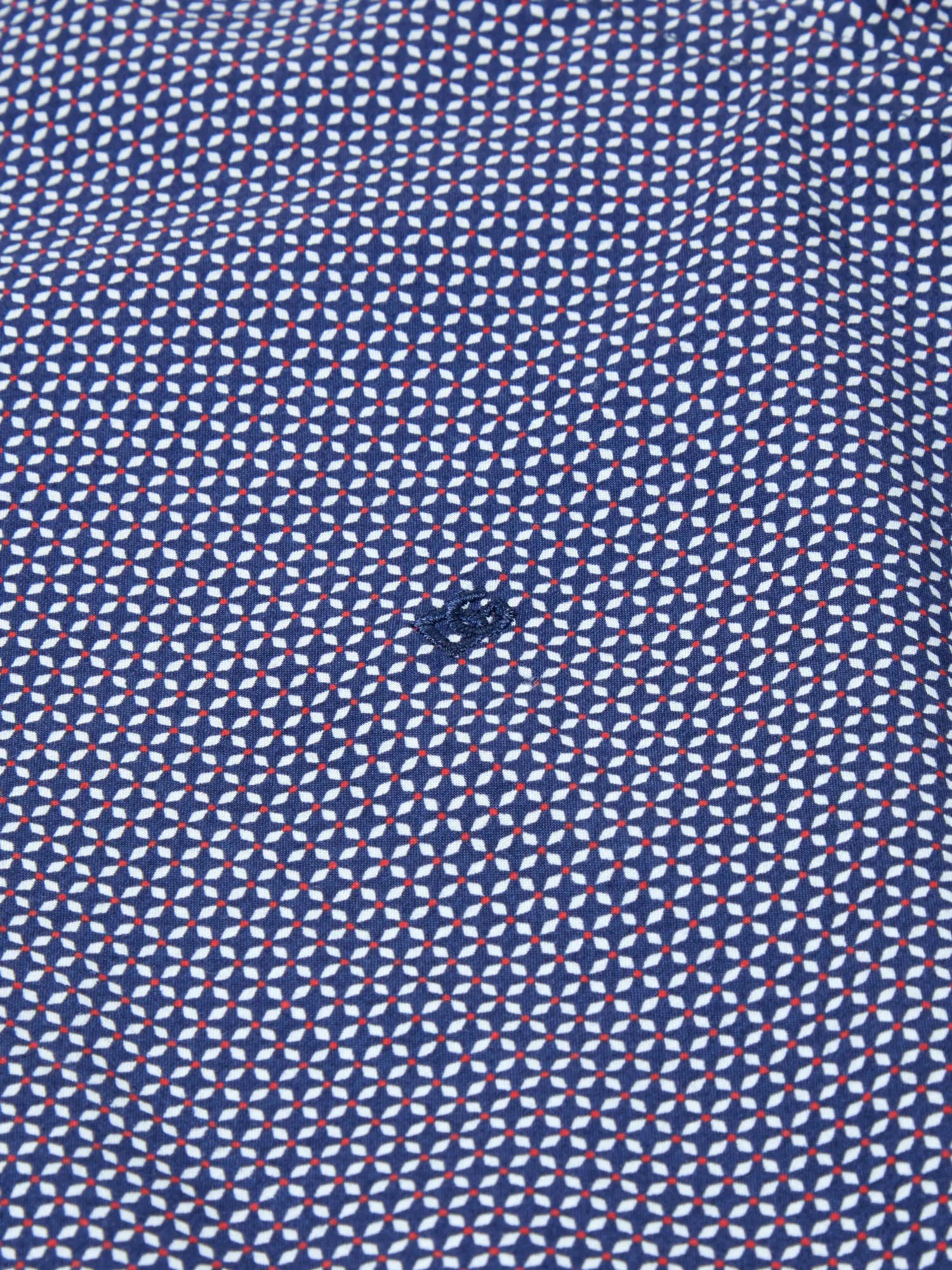 Daniel Grahame Long Sleeve Casual Shirt - Navy/Red