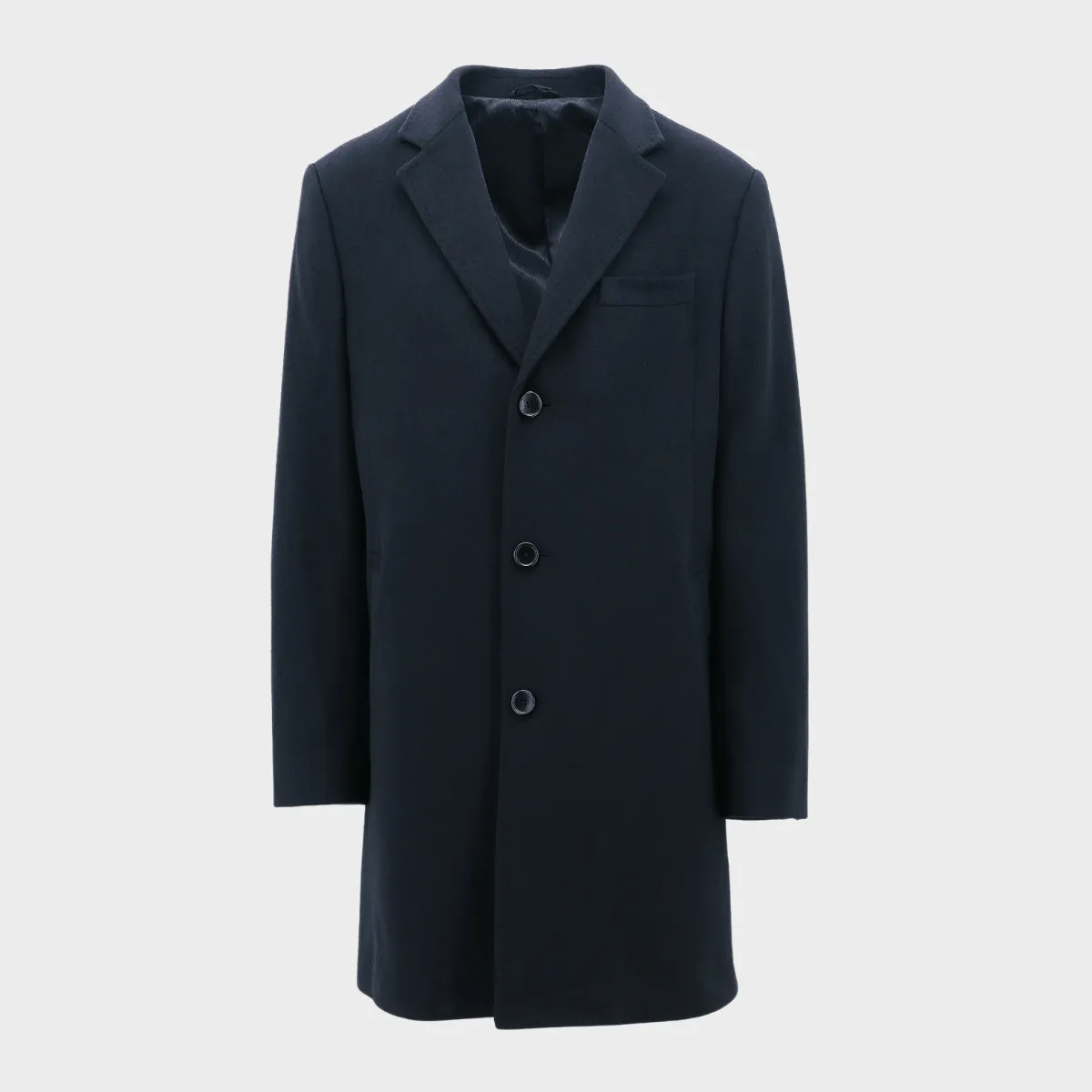 Daniel Hechter Ducati Winter Coat in Navy Wool Blend
