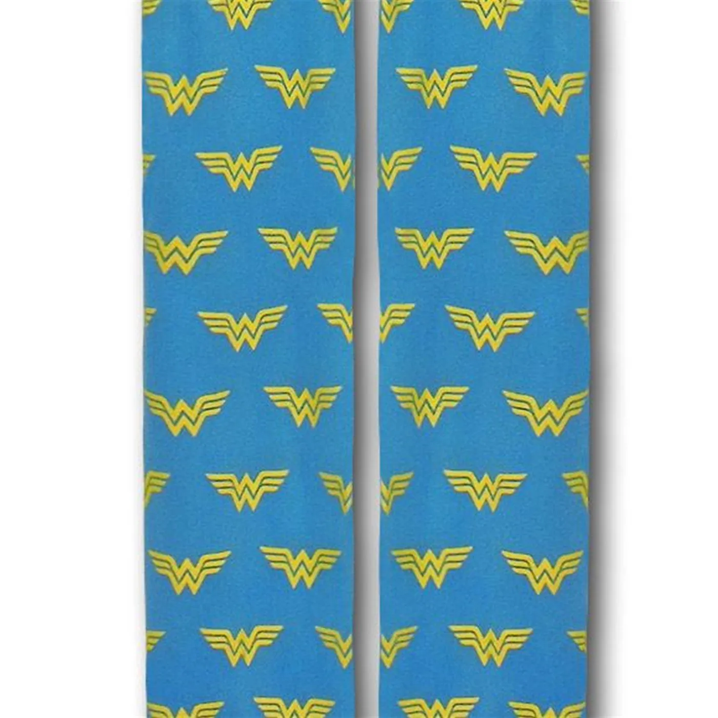 DC Comics Wonder Woman All Over Print Footless Tights (Small/Medium)