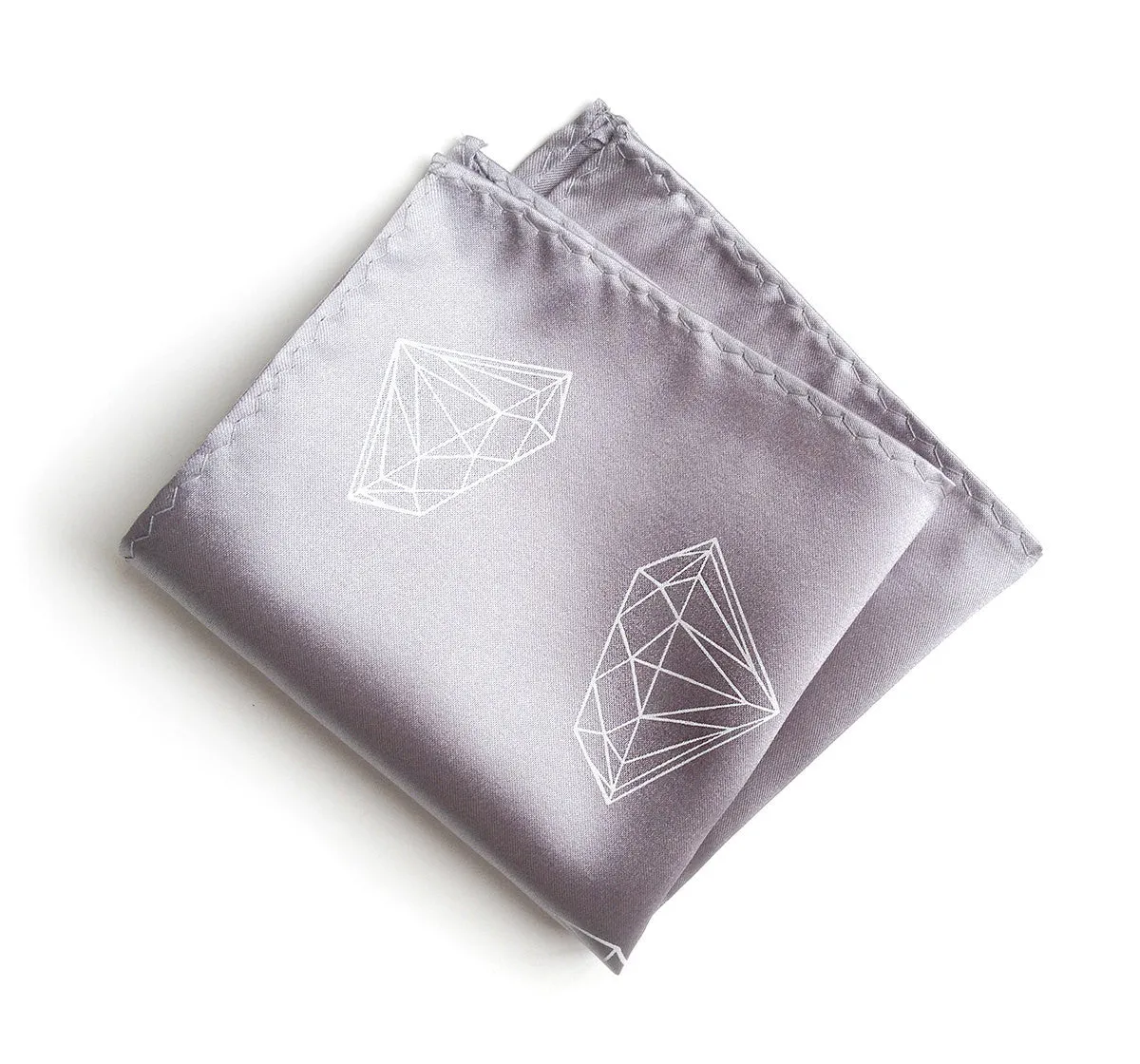 Diamonds Pocket Square