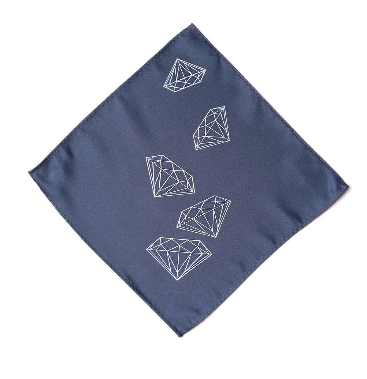 Diamonds Pocket Square