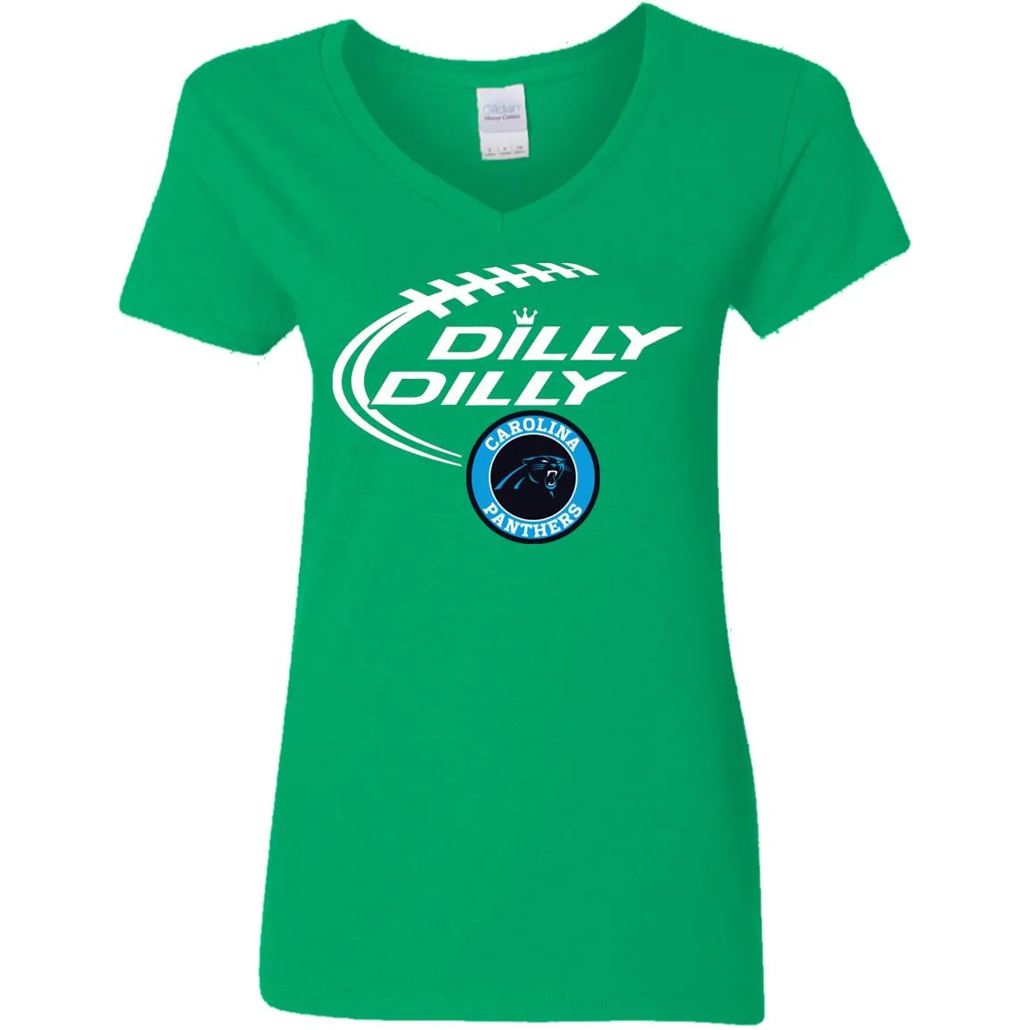 Dilly Dilly Carolina Panthers Nfl Football Women V-Neck T-Shirt