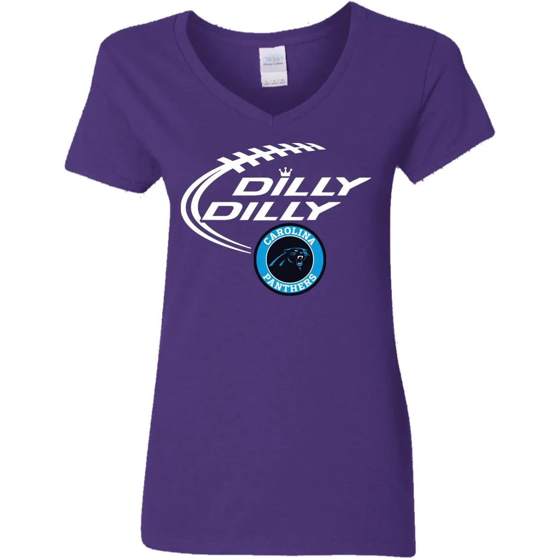 Dilly Dilly Carolina Panthers Nfl Football Women V-Neck T-Shirt