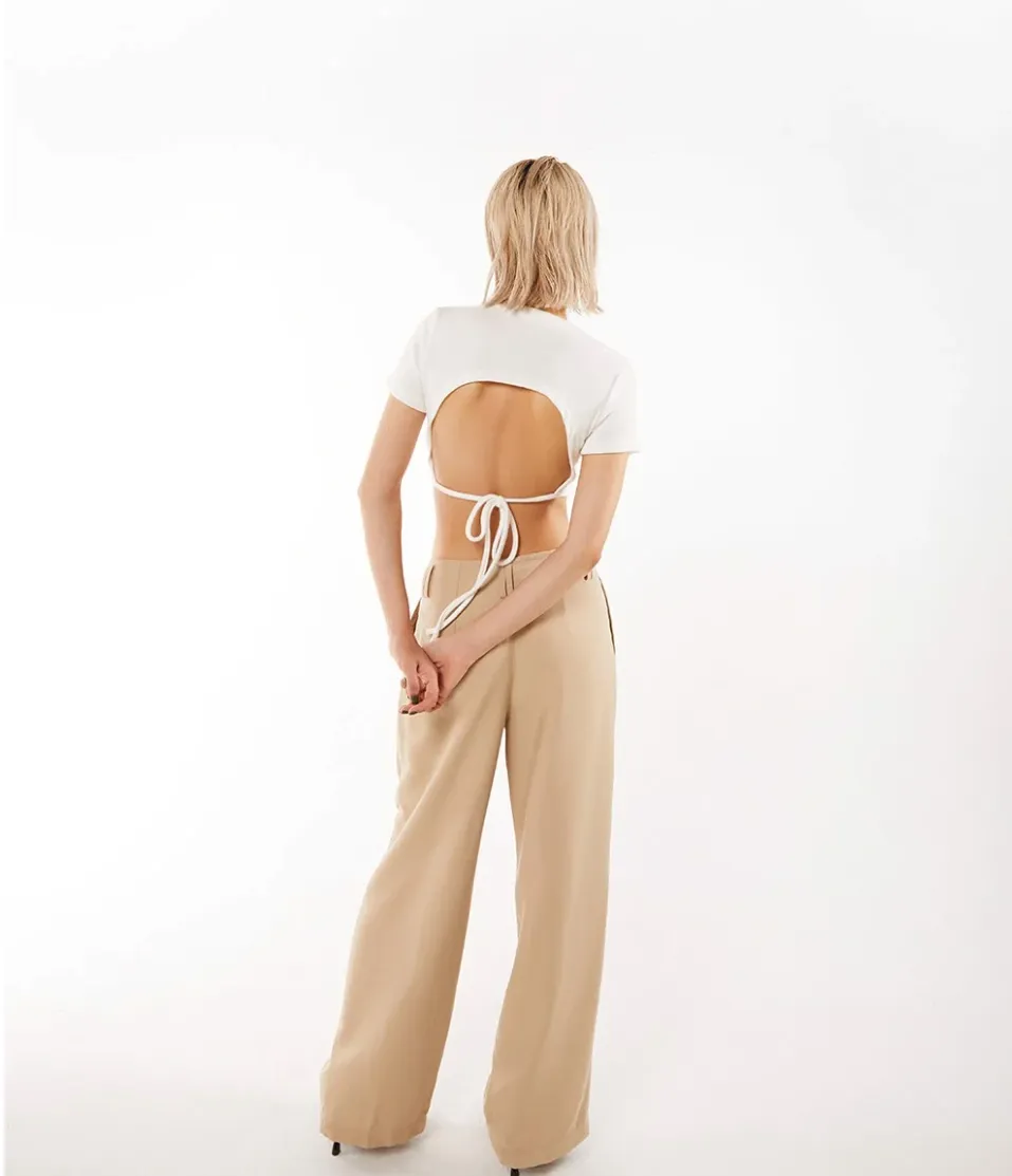 Dottie Backless Croptop T0578 - Gu Fashion | Vietnam Fashion Store