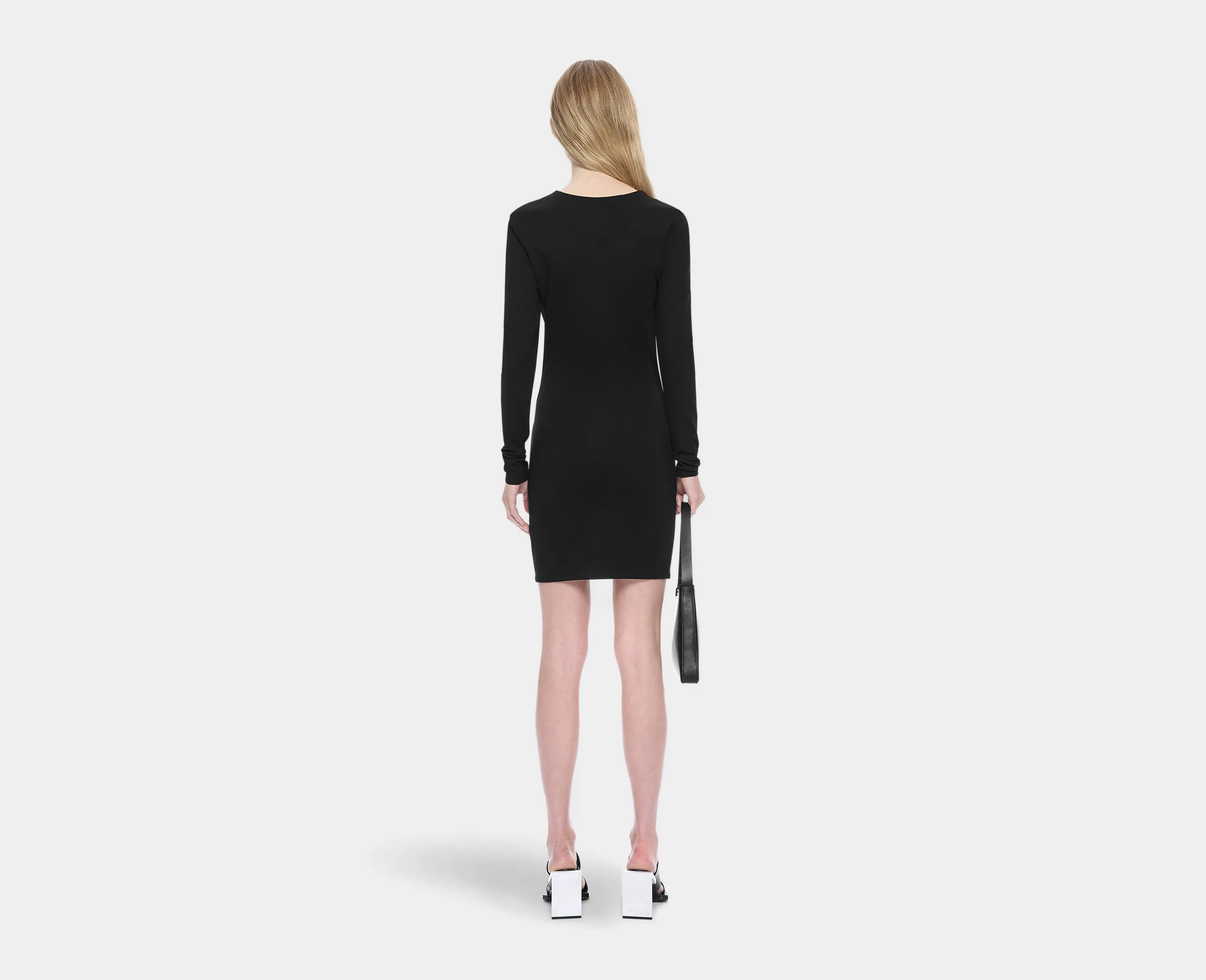 DRAPPED CARABINER DRESS