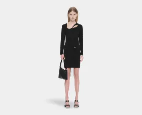 DRAPPED CARABINER DRESS