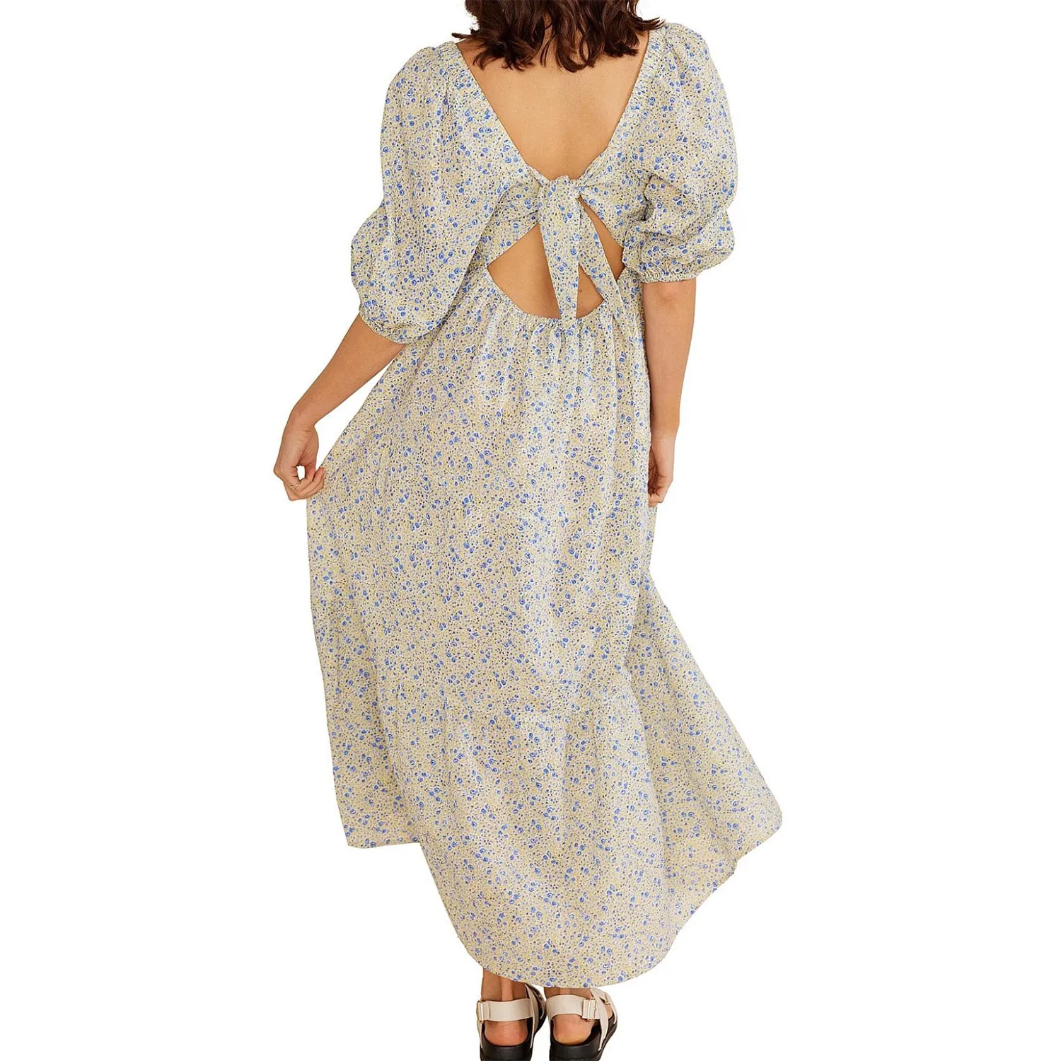 Dress Briella Midi - Ditzy floral