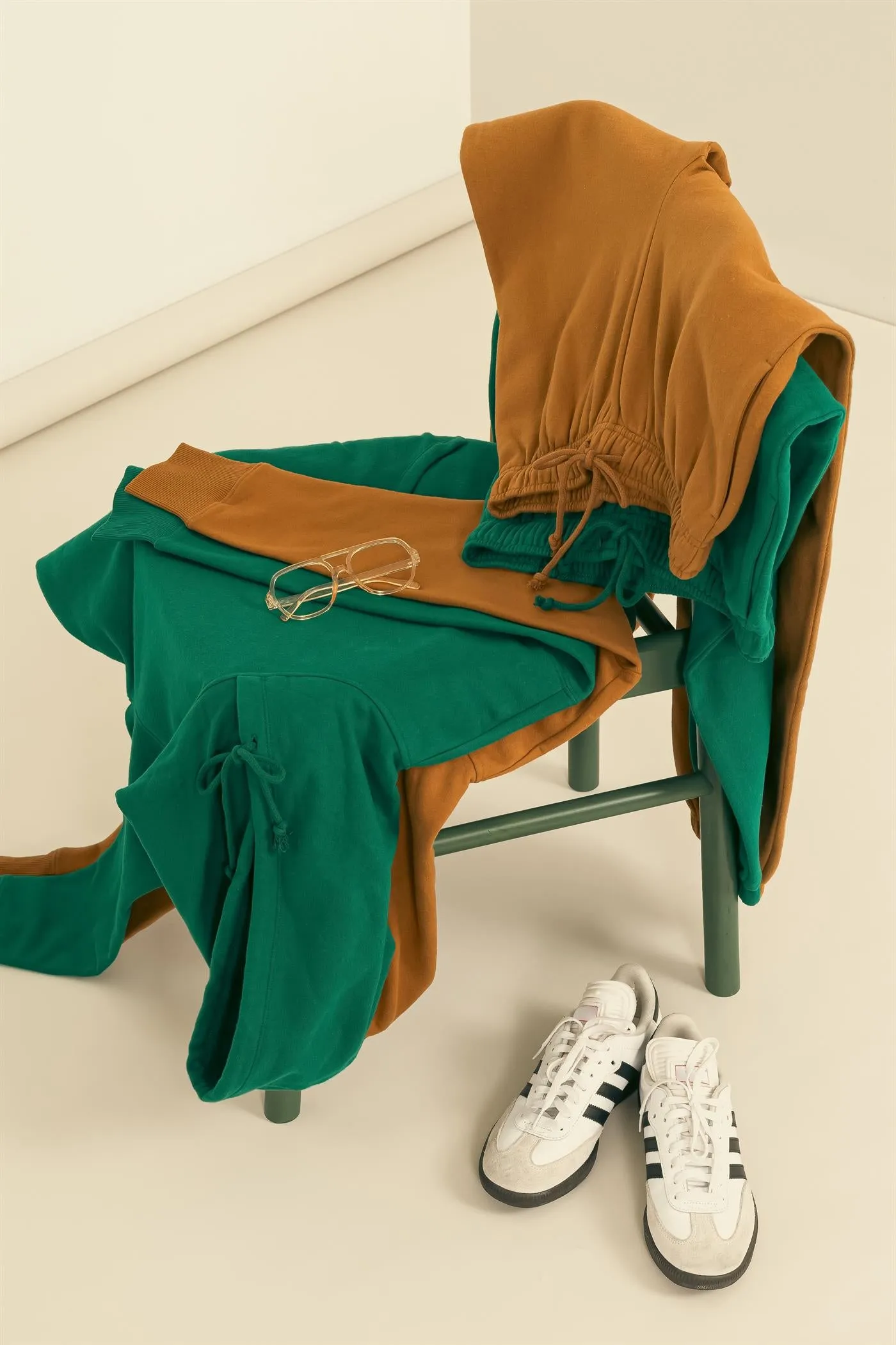 DZ24A317-High-waist Drawstring Joggger Pants