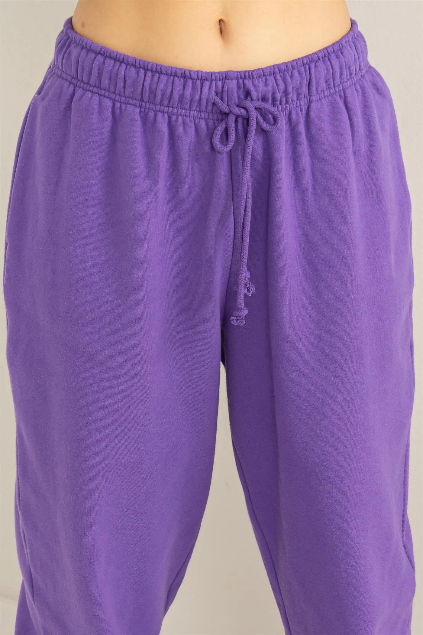DZ24A317-High-waist Drawstring Joggger Pants