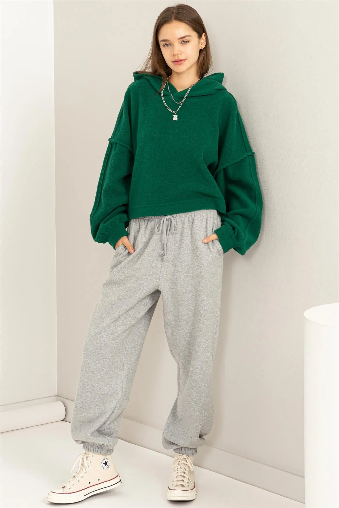 DZ24A317-High-waist Drawstring Joggger Pants