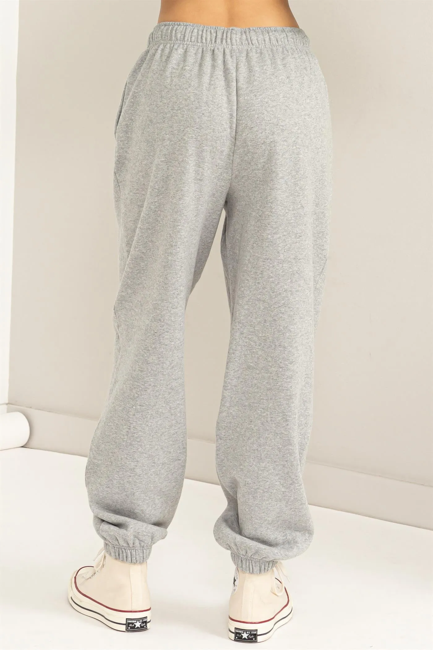 DZ24A317-High-waist Drawstring Joggger Pants