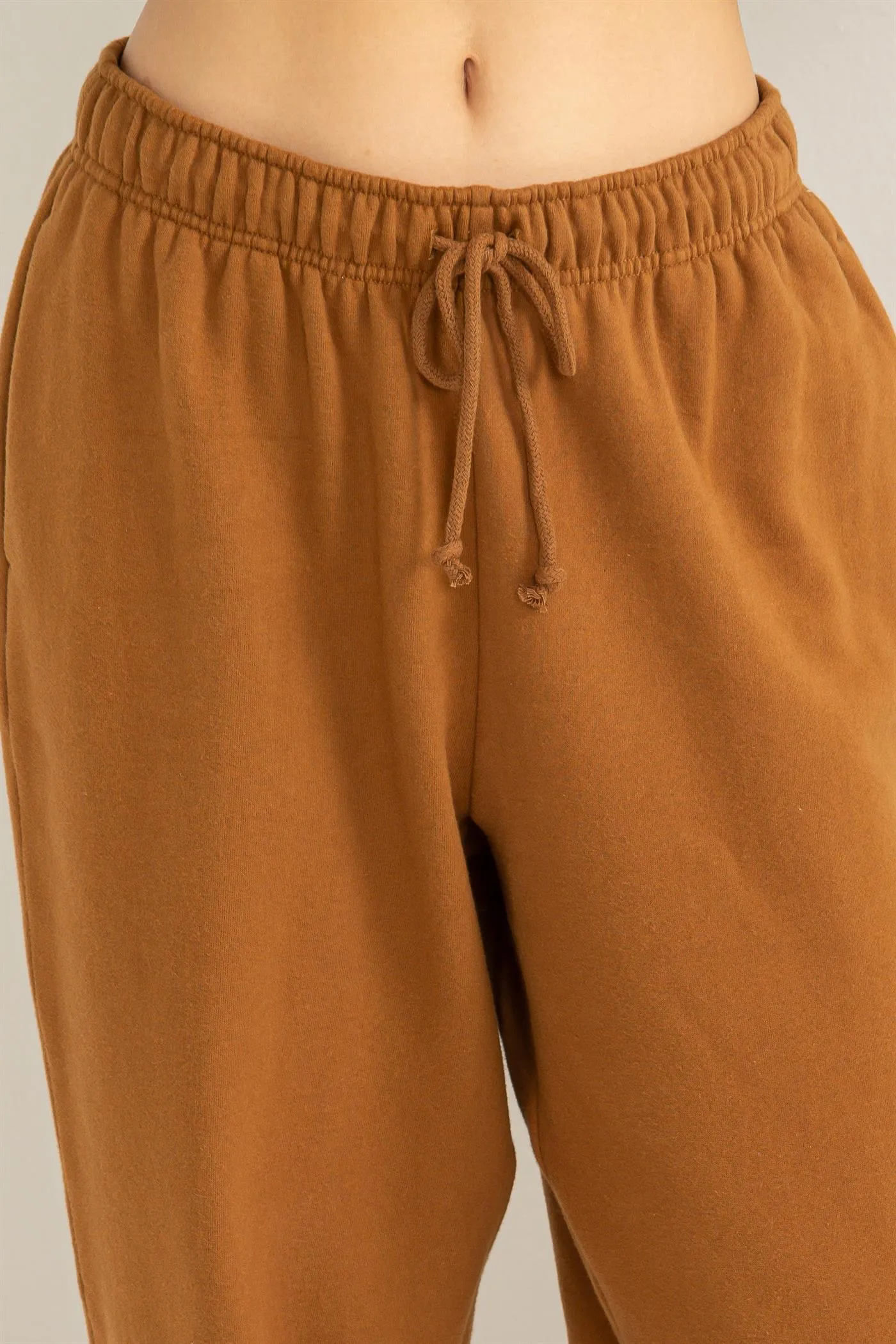 DZ24A317-High-waist Drawstring Joggger Pants